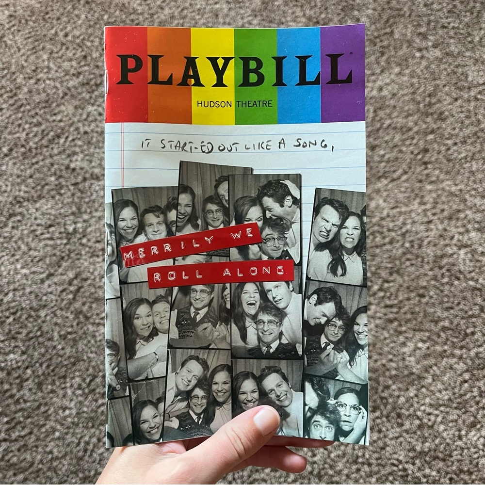 Merrily We Roll Along Broadway Playbill